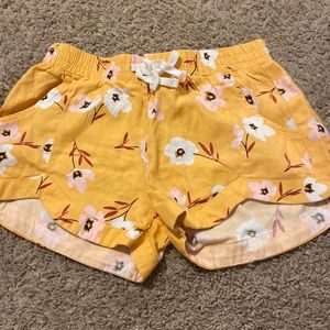 flower yellow billa bong shorts kiss